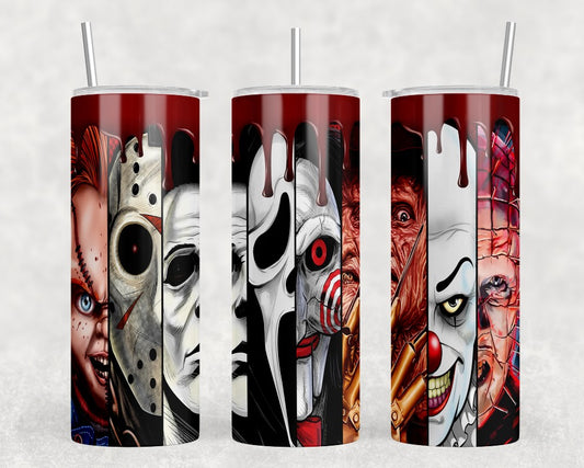 "Scary Halloween" Stainless Steel  Tumbler