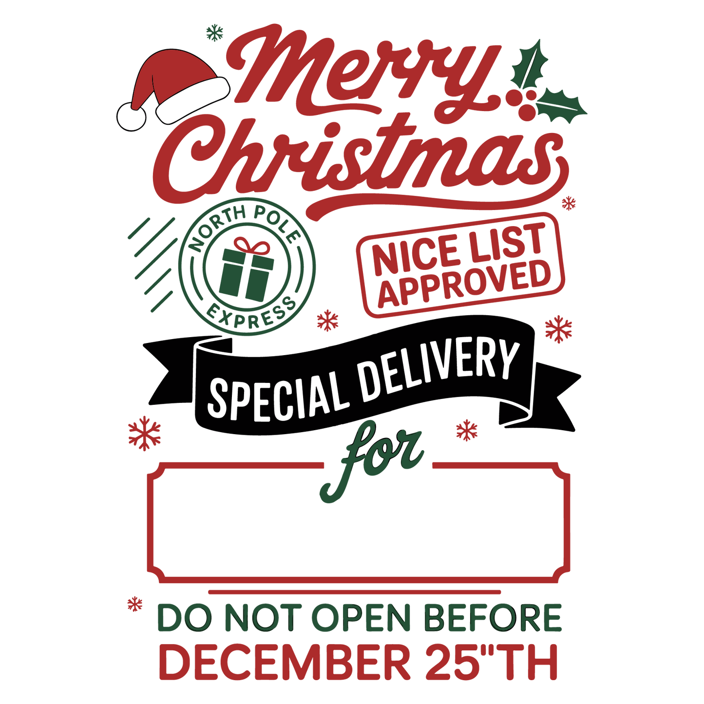 Customized Santa Sacks