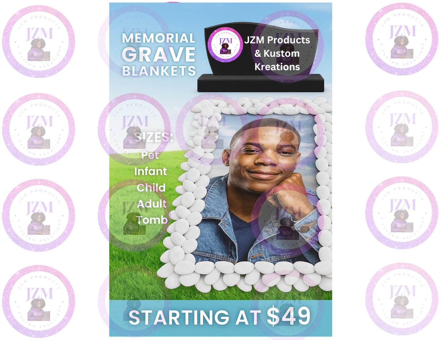 Memorial Grave Blankets