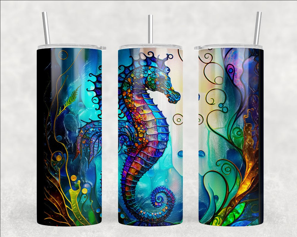 "Seahorse" Stainless Steel  Tumbler