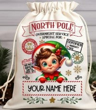 Customized Santa Sacks