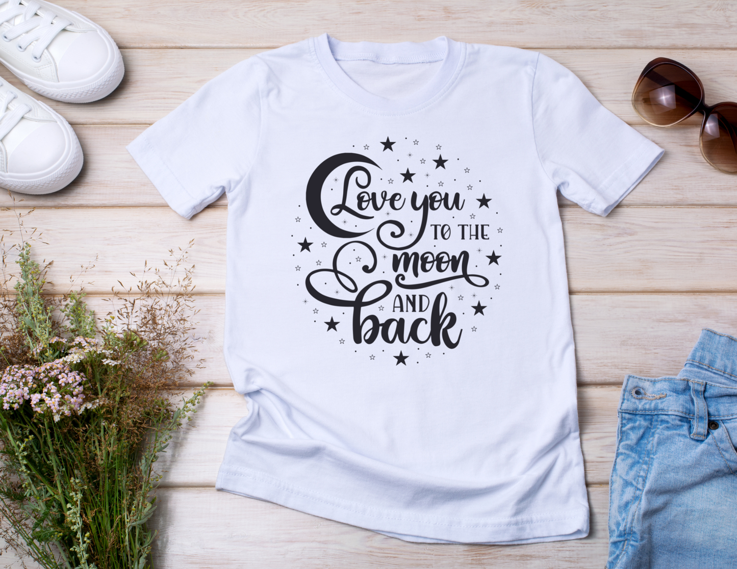 I Love You To The Moon & Back-T-Shirt