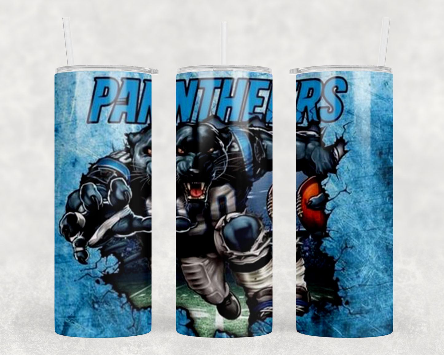 "Panthers" Stainless Steel  Tumbler