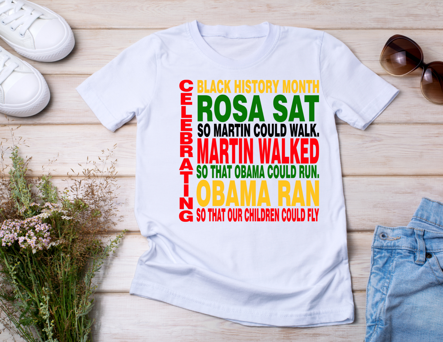 Rosa Sat -T-Shirt