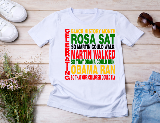 Rosa Sat -T-Shirt